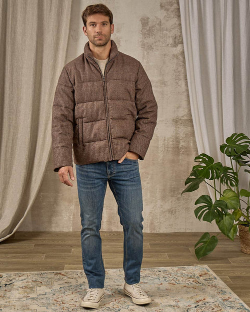 Doudoune à carreaux - MISE AU GREEN - 7