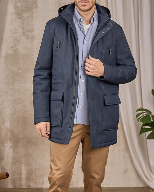 Parka effet tramé - MISE AU GREEN - 1
