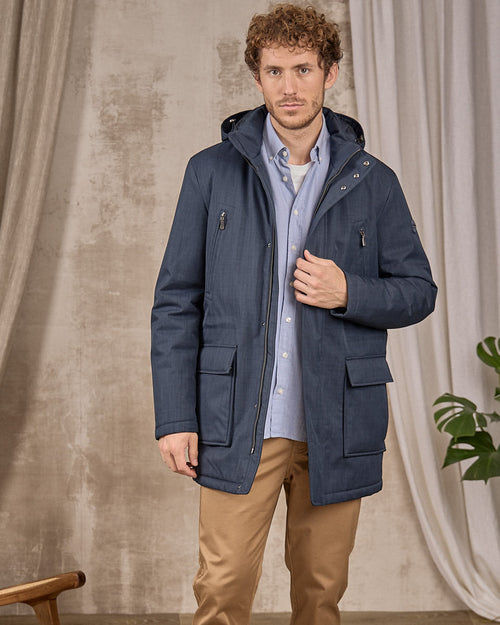 Parka effet tramé - MISE AU GREEN - 1