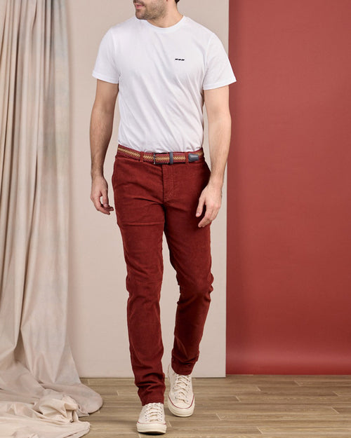 Pantalon velours côtelé-MISE AU GREEN