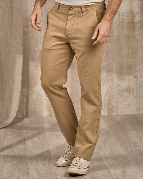 Chino coton et lin - MISE AU GREEN - 1