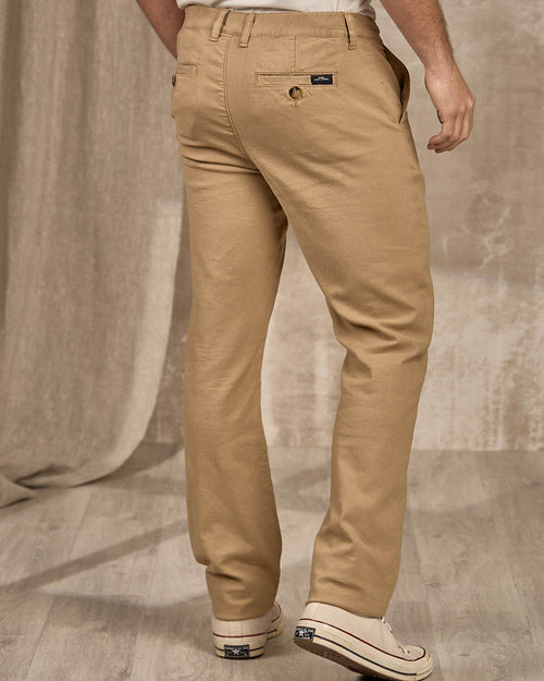 Chino coton et lin - MISE AU GREEN - 5