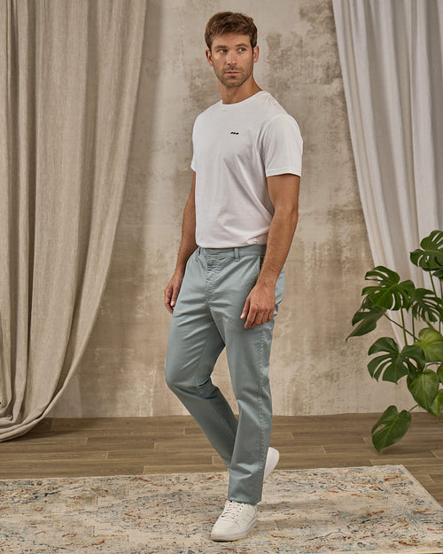 Chino coupe ajustée - MISE AU GREEN - 1