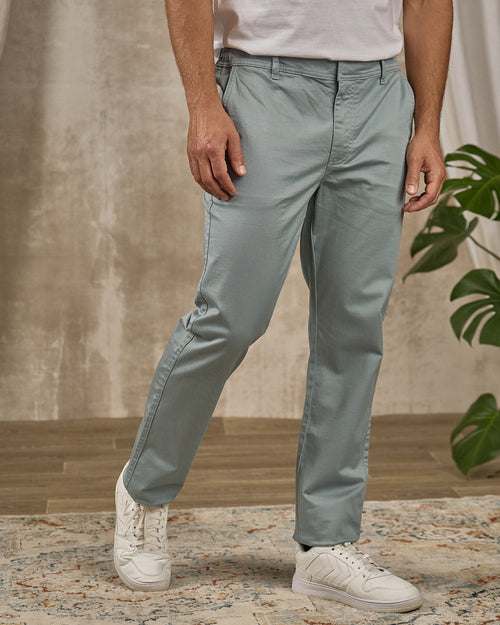 Chino coupe ajustée - MISE AU GREEN - 2