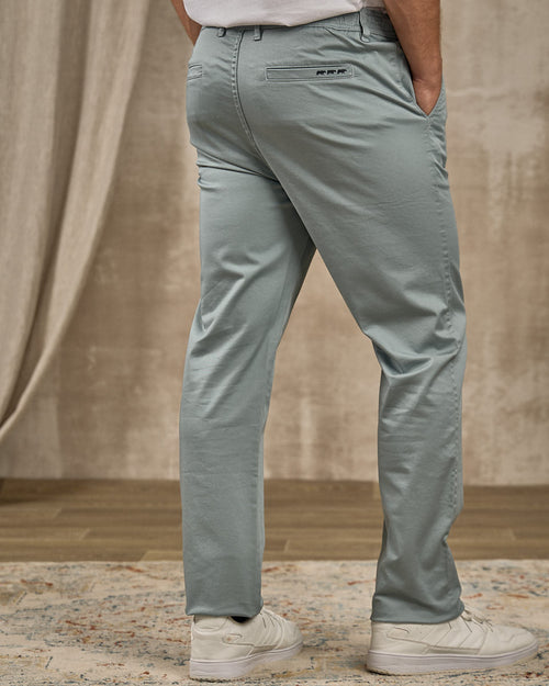 Chino coupe ajustée - MISE AU GREEN - 3
