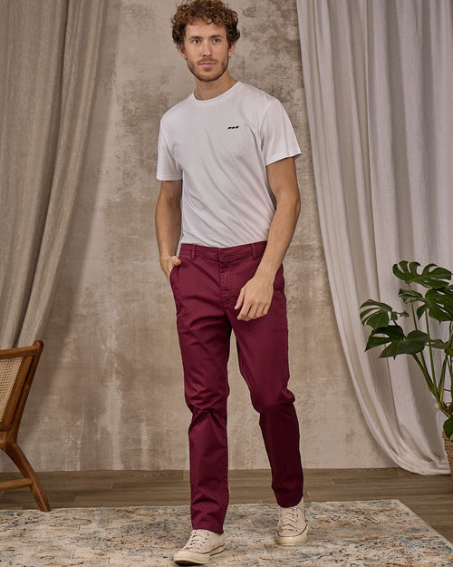 Chino coupe ajustée - MISE AU GREEN - 3