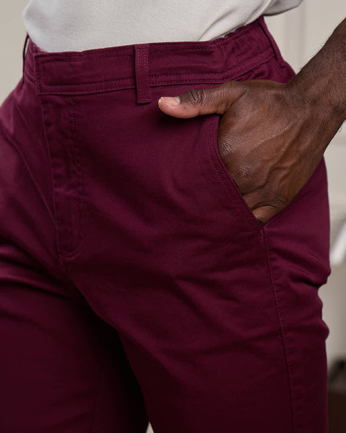 Chino coupe ajustée - MISE AU GREEN - 5