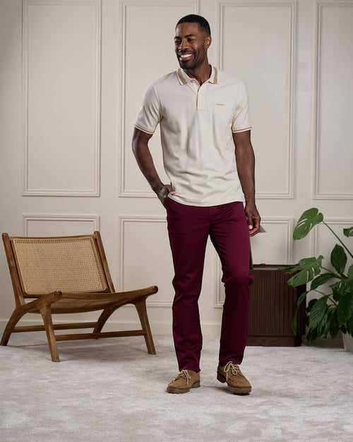 Chino coupe ajustée - MISE AU GREEN - 8