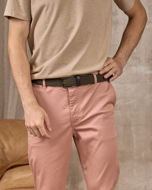 Chino coupe ajustée - MISE AU GREEN - 1