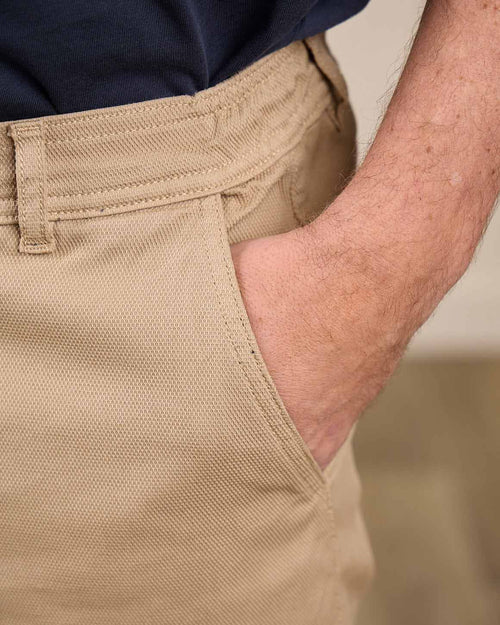 Chino effet piqué - MISE AU GREEN - 3