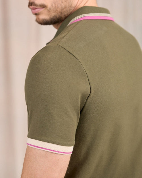 Polo à contraste - MISE AU GREEN - 2