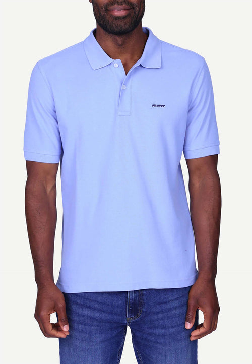 Polo bleu
