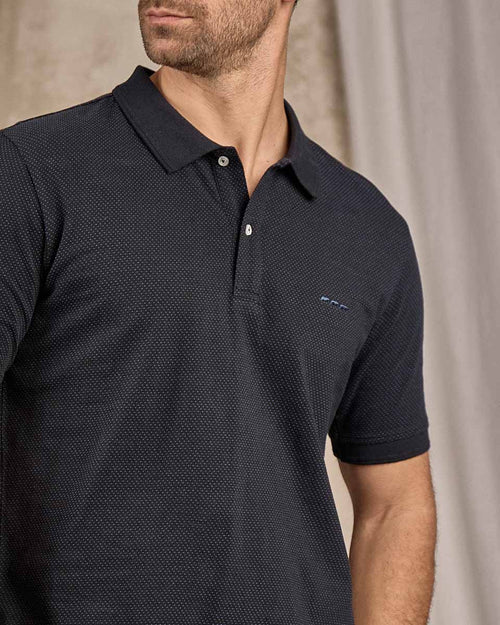 Polo tissu jacquard - MISE AU GREEN - 3