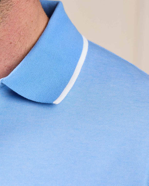 Polo bicolore chiné - MISE AU GREEN - 4