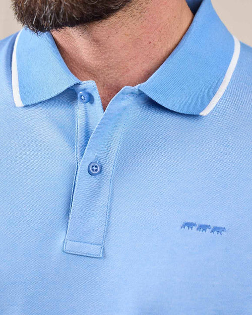 Polo bicolore chiné - MISE AU GREEN - 5