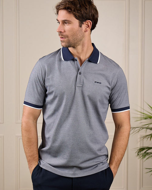 Polo bicolore chiné - MISE AU GREEN - 5