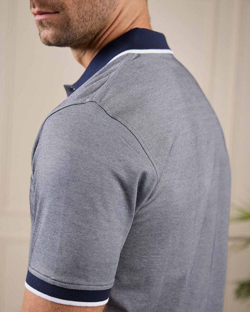 Polo bicolore chiné - MISE AU GREEN - 6