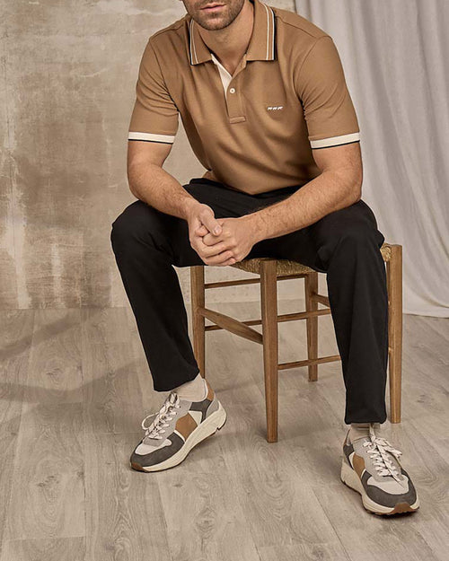 Polo bicolore - MISE AU GREEN - 1