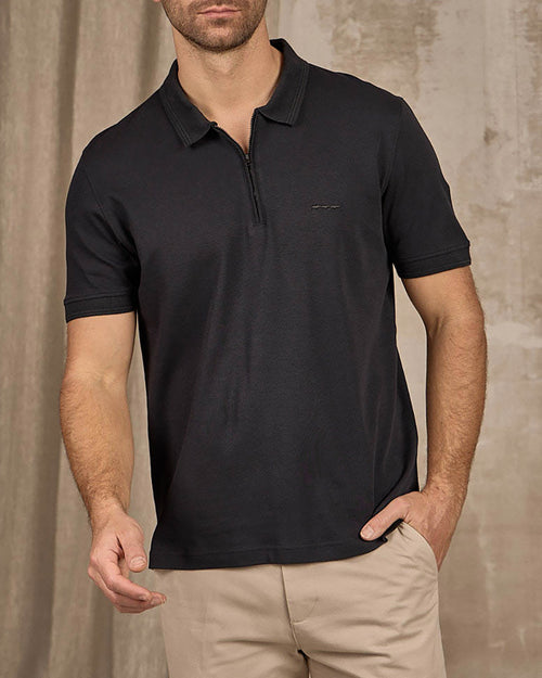 Polo col zippé - MISE AU GREEN - 3