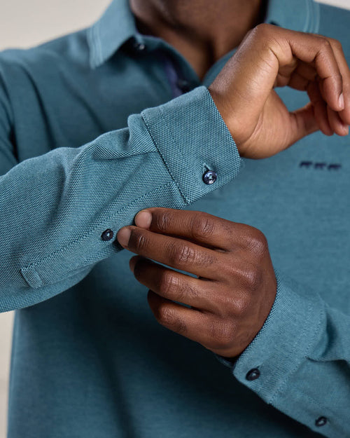 Polo piqué Oxford - MISE AU GREEN - 5