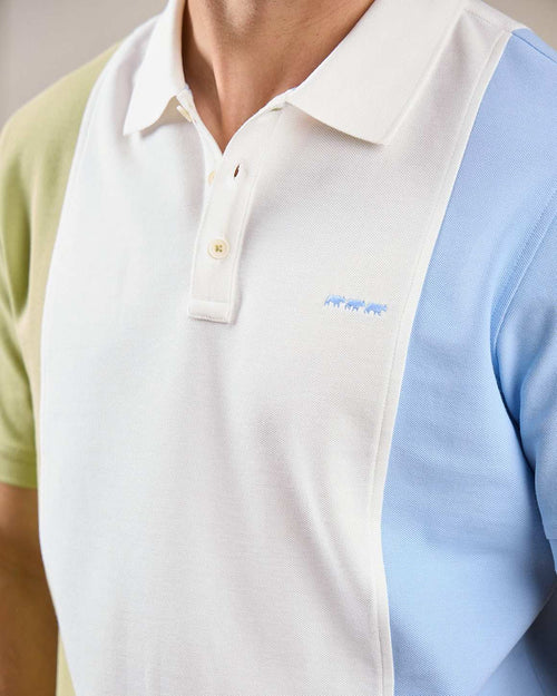 Polo colorblock Garret - MISE AU GREEN - 2