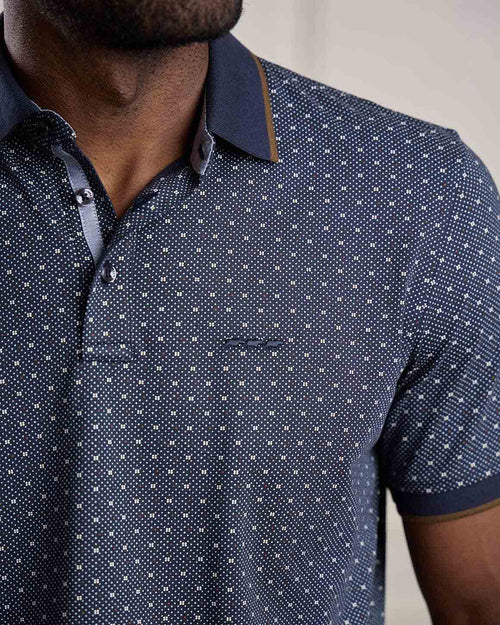 Polo micro-imprimé Honoré - MISE AU GREEN - 3