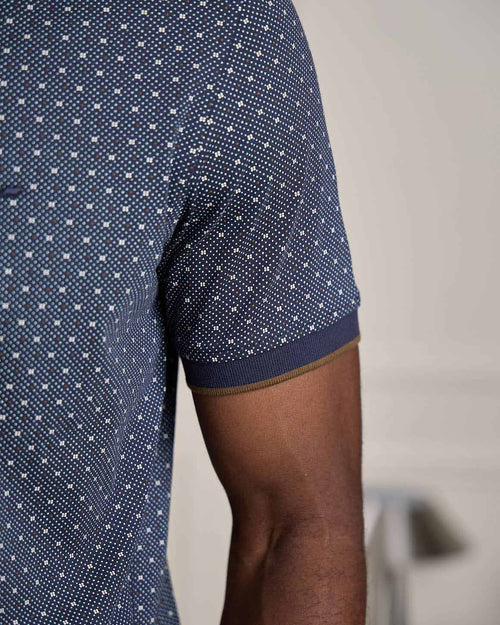 Polo micro-imprimé Honoré - MISE AU GREEN - 4
