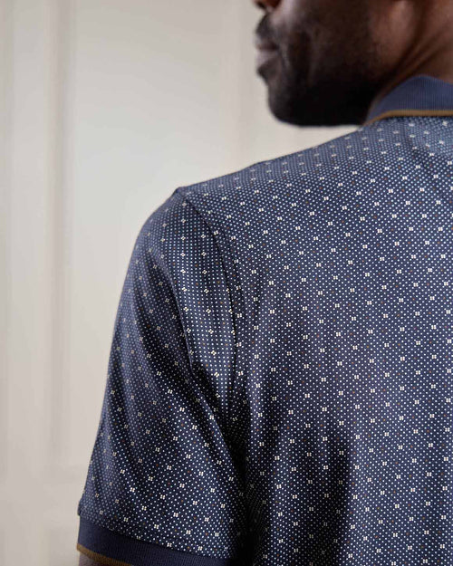 Polo micro-imprimé Honoré - MISE AU GREEN - 6