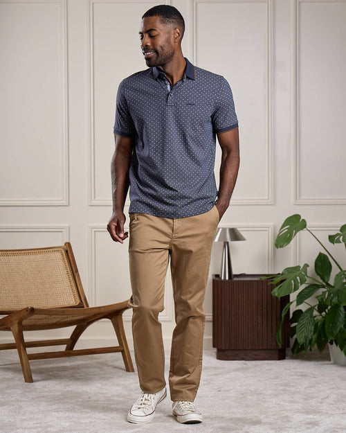 Polo micro-imprimé Honoré - MISE AU GREEN - 7