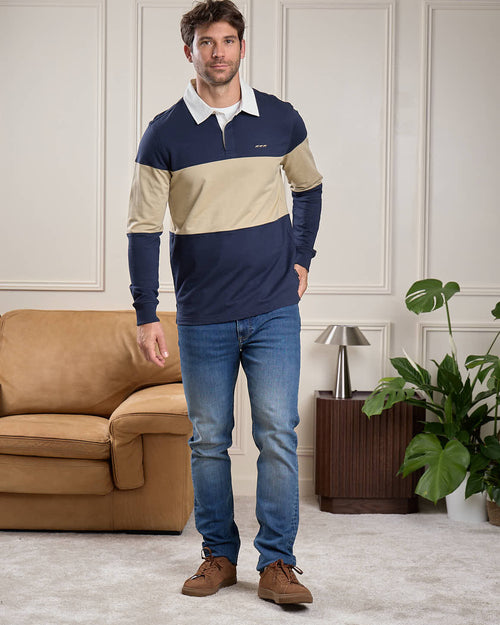 Polo Rugby color block - MISE AU GREEN - 8