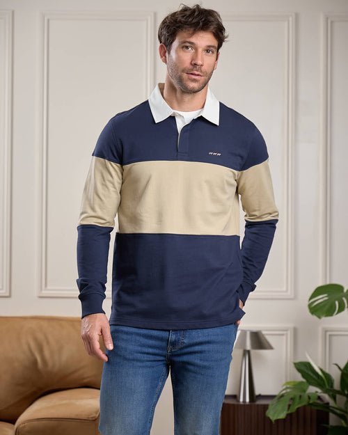 Polo Rugby color block - MISE AU GREEN - 1