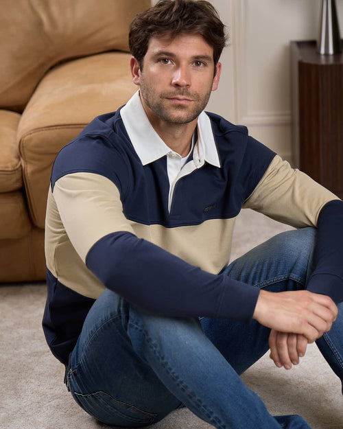 Polo Rugby color block - MISE AU GREEN - 4