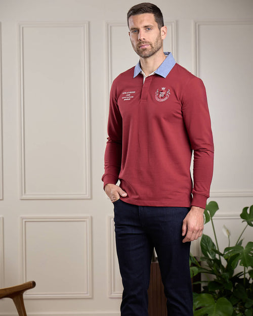 Polo Rugby avec blason - MISE AU GREEN - 1