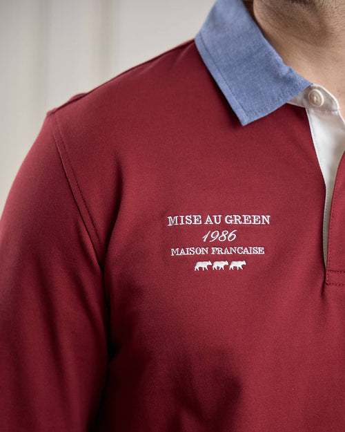 Polo Rugby avec blason - MISE AU GREEN - 4