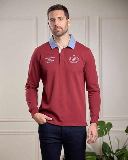 Polo Rugby avec blason - MISE AU GREEN - 8