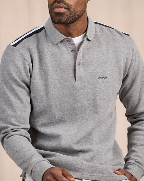 Polo manches longues regular fit à épaulettes - MISE AU GREEN - 5