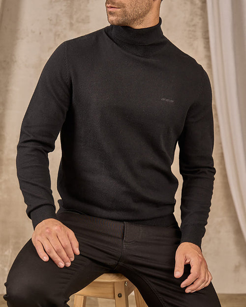 Pull col roulé - MISE AU GREEN - 1