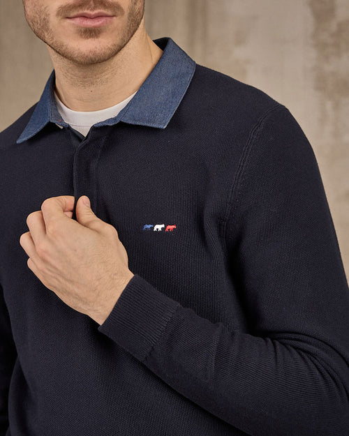 Pull col polo - MISE AU GREEN - 2