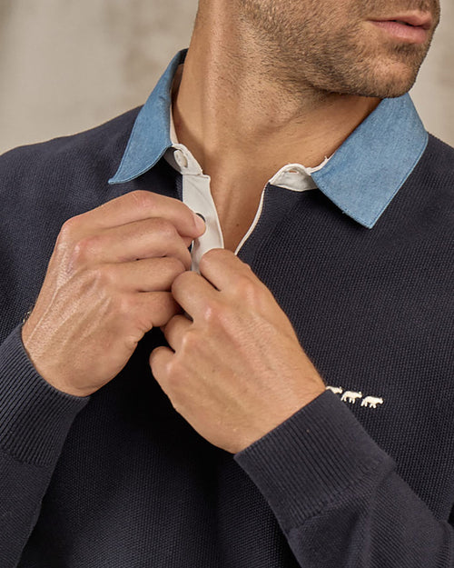 Pull col polo - MISE AU GREEN - 2