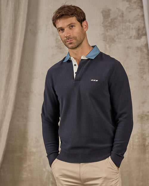 Pull col polo - MISE AU GREEN - 5