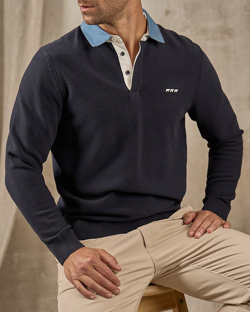Pull col polo - MISE AU GREEN - 7