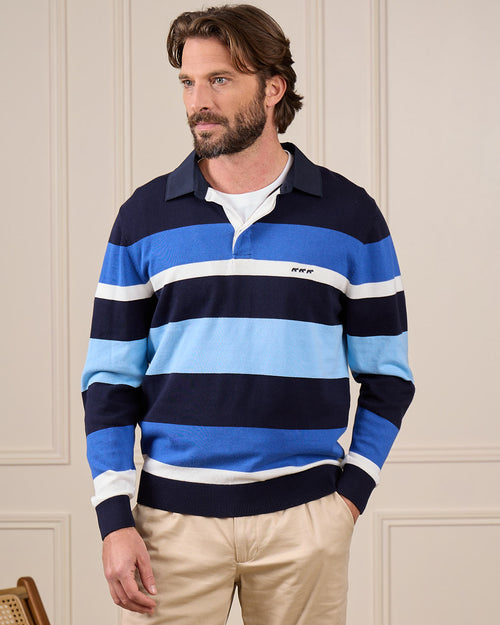 Pull rugby rayé - MISE AU GREEN - 7