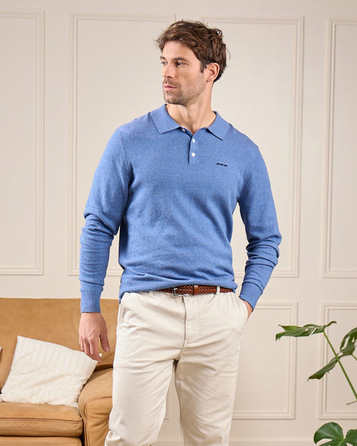 Pull col polo Gaspar - MISE AU GREEN - 2