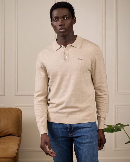 Pull col polo Gaspar - MISE AU GREEN - 4