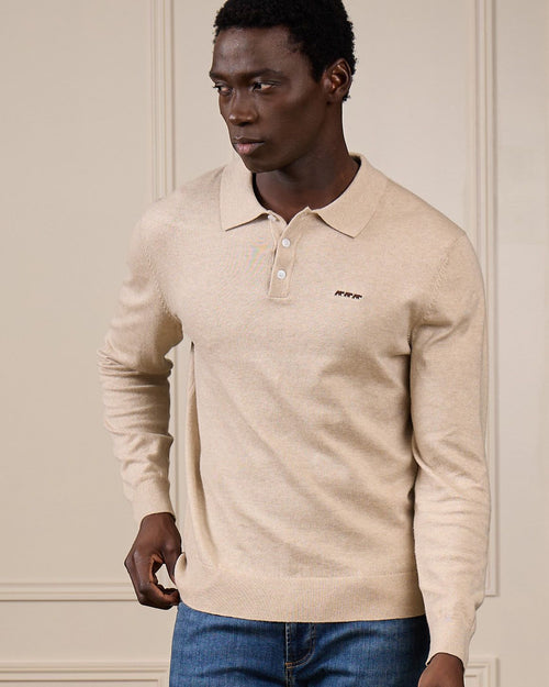 Pull col polo Gaspar - MISE AU GREEN - 7