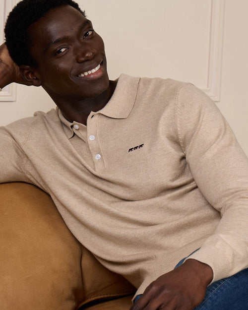 Pull col polo Gaspar - MISE AU GREEN - 8