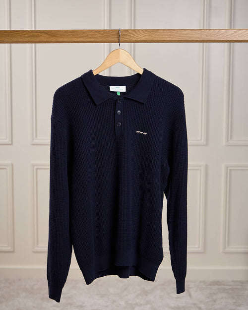 Pull maille gaufrée Guilem - MISE AU GREEN - 2