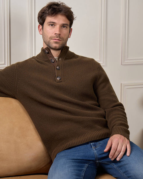 Pull col camionneur Helvio - MISE AU GREEN - 1