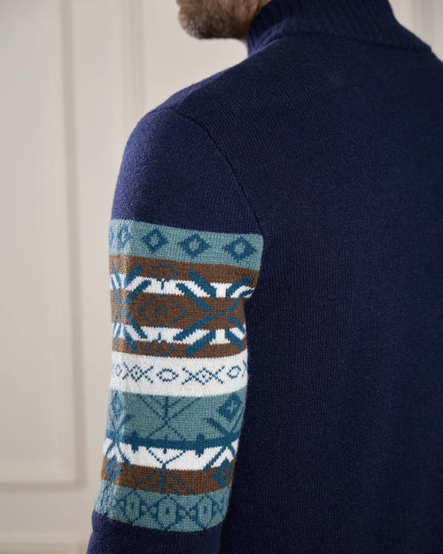Pull Jacquard norvégien - MISE AU GREEN - 3