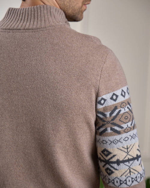 Pull Jacquard norvégien - MISE AU GREEN - 7